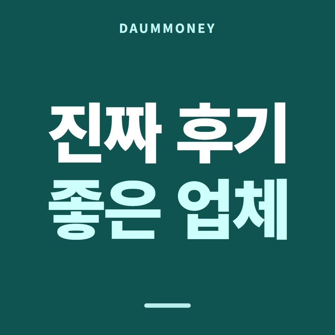 다음머니 카드깡수수료 첫 요인 안내 배너
